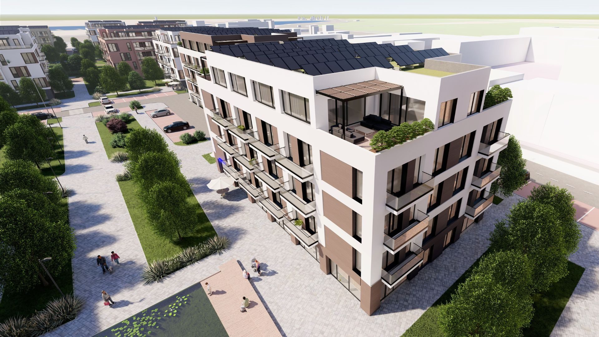 Bytový dům BD VarioFLEX — variabilní bytový dům, pohled 02