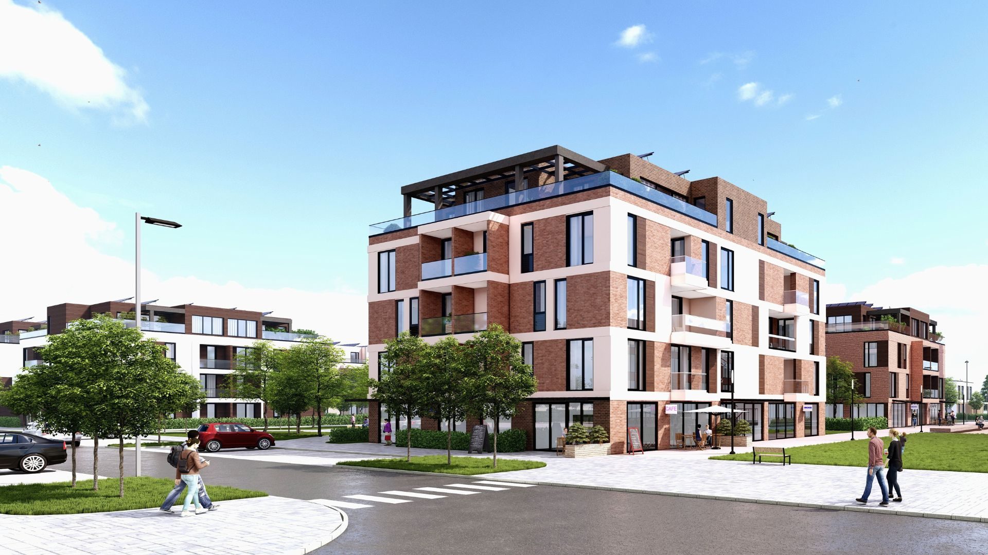 Bytový dům BD VarioFLEX — variabilní bytový dům, pohled 05