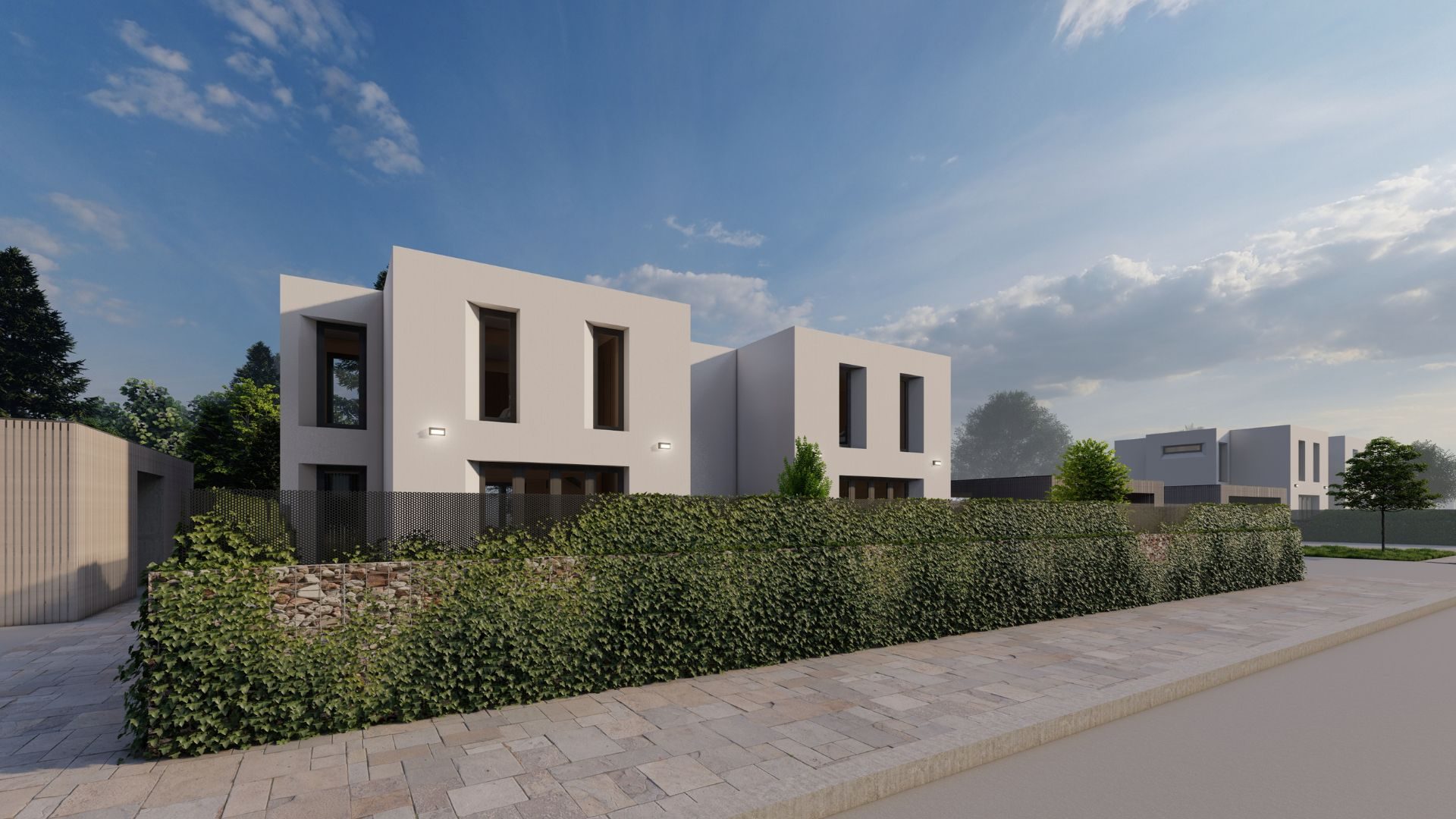 Řadový dům RD ModulFLEX — modulární řadový dům, pohled 04