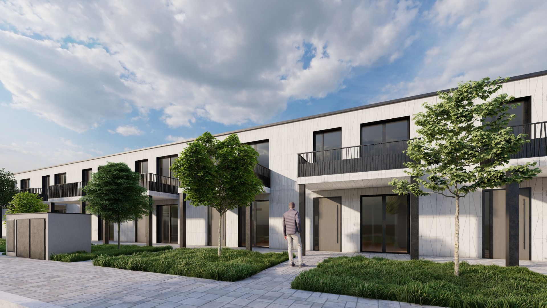 Řadový dům RD MultiFLEX — řadový dům, pohled 02