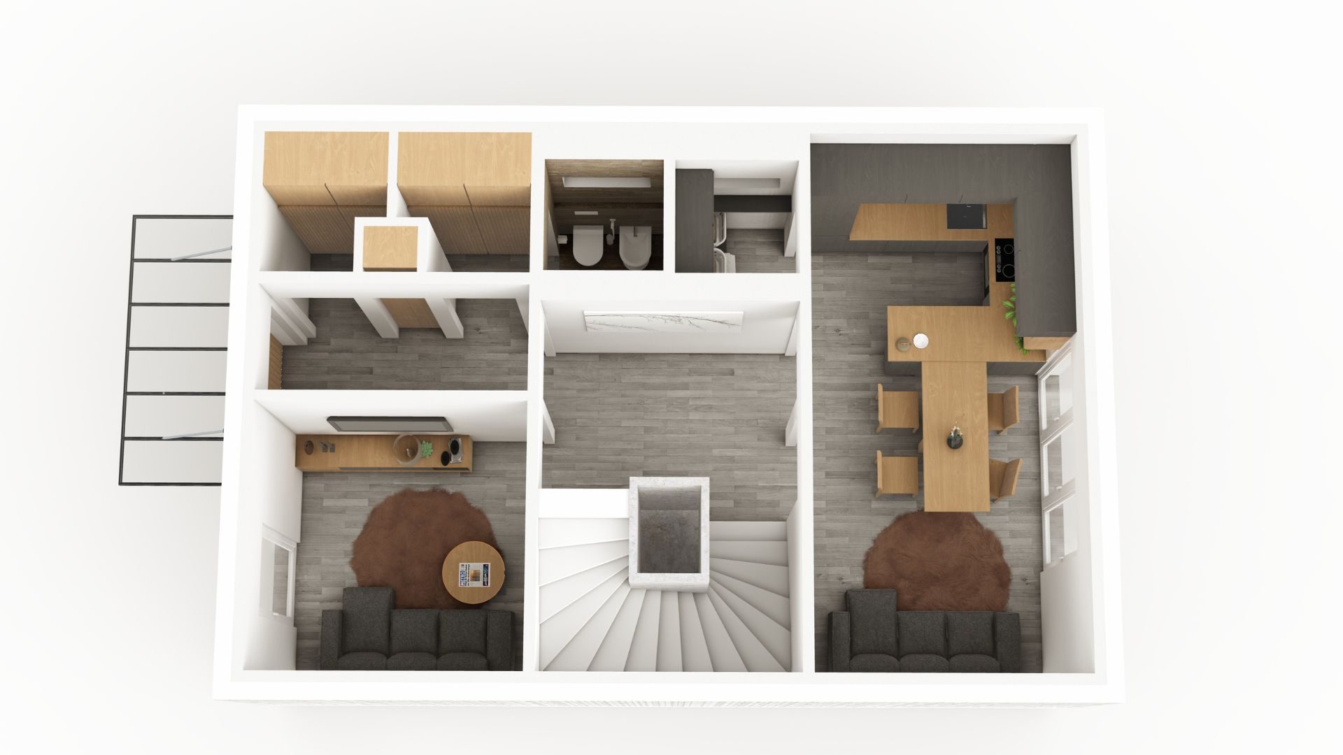 Řadový dům RD MultiFLEX — řadový dům, pohled 05