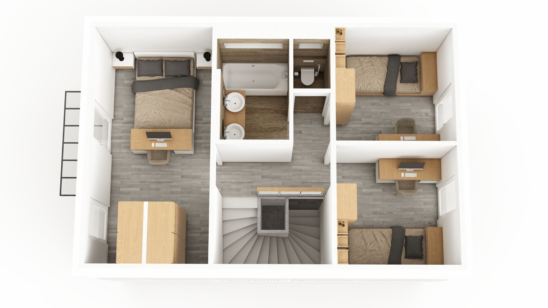 Řadový dům RD MultiFLEX — řadový dům, pohled 06