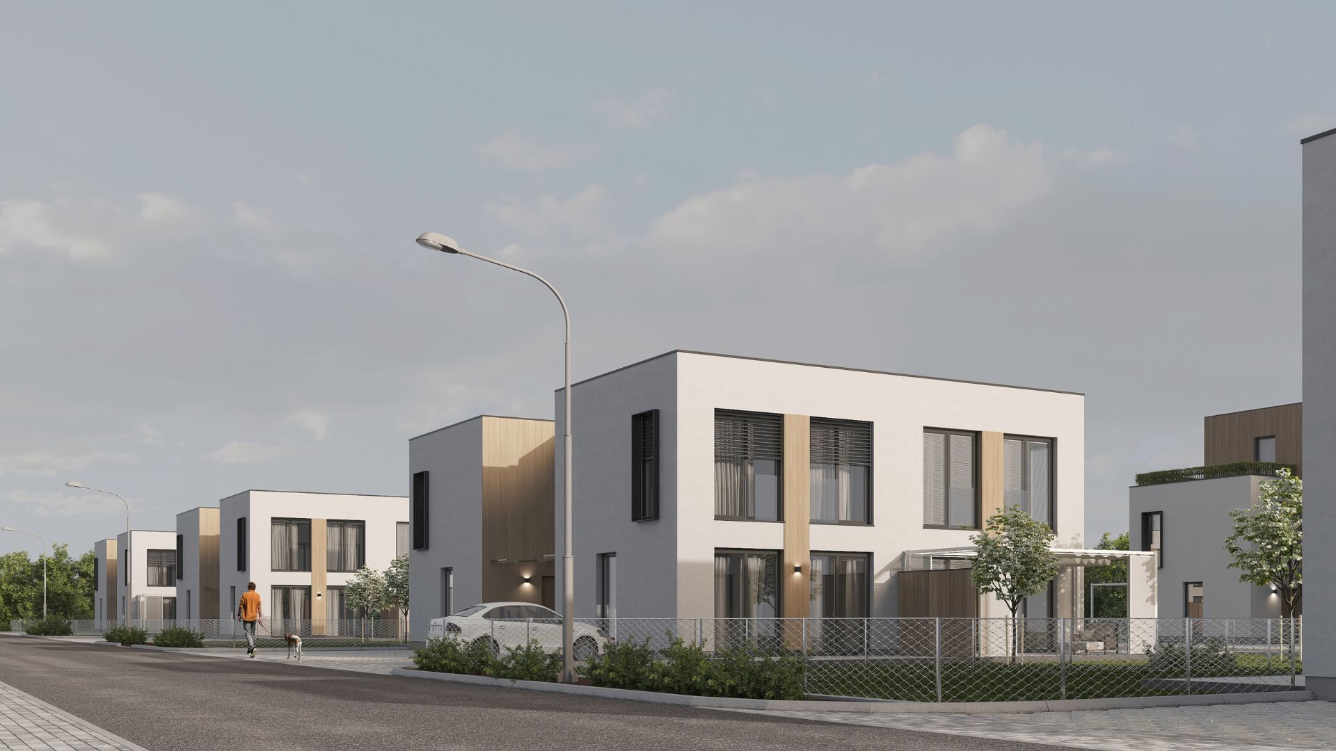 Řadový dům RD QuartetFLEX — čtyřdomek, pohled 06