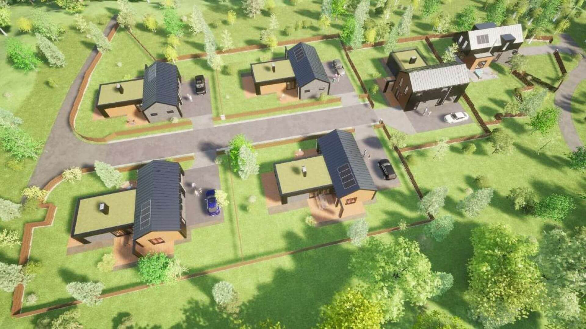 Projekty na míru — architektonická studie, pohled 01